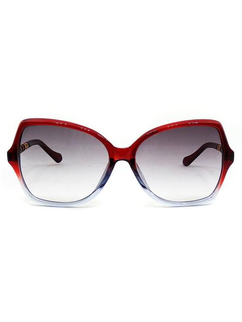 hrinkar men women boys & girls wrap-around & sunglasses red frame, grey lens (medium) - 18242357 - Very Small Image - 1