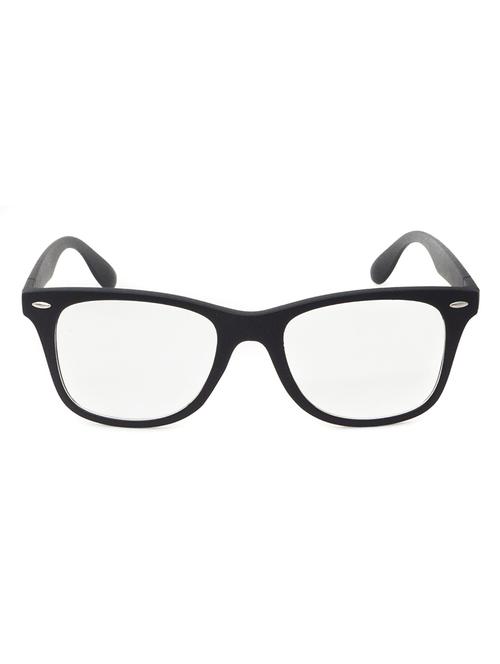 hrinkar men women boys & girls wayfarer & sunglasses black frame, clear lens (medium) - 18242372 - Very Small Image - 1