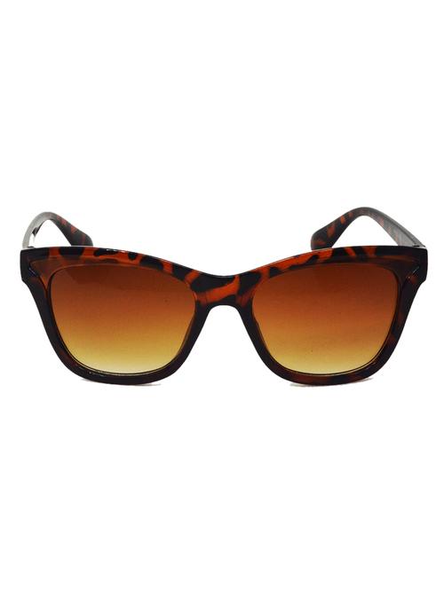 hrinkar men women boys & girls cat-eye & sunglasses brown frame, clear lens (medium) - 18242382 - Very Small Image - 1