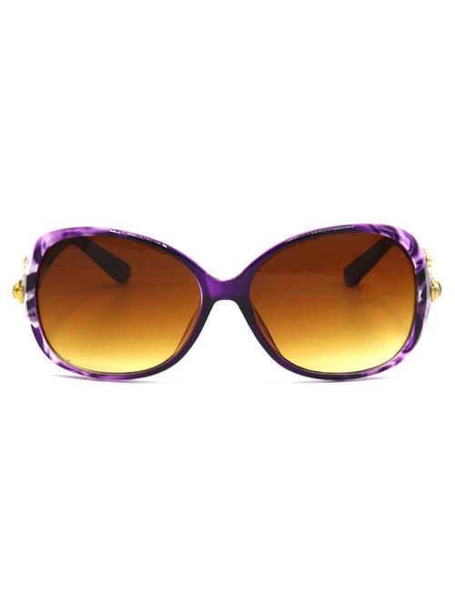 hrinkar men women boys & girls over-sized & sunglasses violet frame, clear lens (medium) - 18242397 - Very Small Image - 1