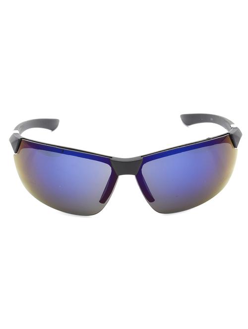 hrinkar men women boys & girls sports & sunglasses silver frame, blue lens (medium) - 18242407 - Very Small Image - 1