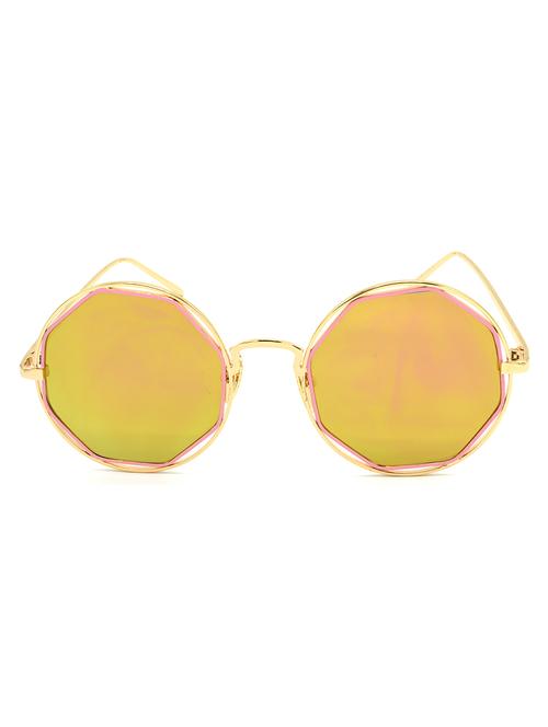 hrinkar men women boys & girls round & sunglasses multicolor frame, multicolor lens (medium) - 18242454 - Very Small Image - 1
