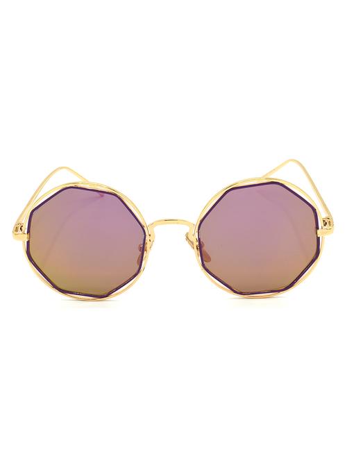 hrinkar men women boys & girls round & sunglasses multicolor frame, multicolor lens (medium) - 18242456 - Very Small Image - 1