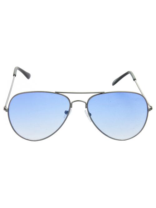 hrinkar men women boys & girls aviator & sunglasses grey frame, blue lens (medium) - 18242460 - Very Small Image - 1
