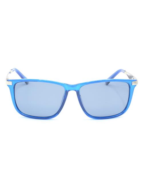 hrinkar men women boys & girls rectangular & sunglasses silver frame, grey lens (medium) - 18242469 - Very Small Image - 1