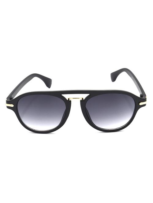 hrinkar men women boys & girls wayfarer & sunglasses black frame, grey lens (medium) - 18242482 - Very Small Image - 1