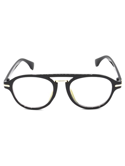 hrinkar men women boys & girls wayfarer & sunglasses black frame, clear lens (medium) - 18242484 - Very Small Image - 1