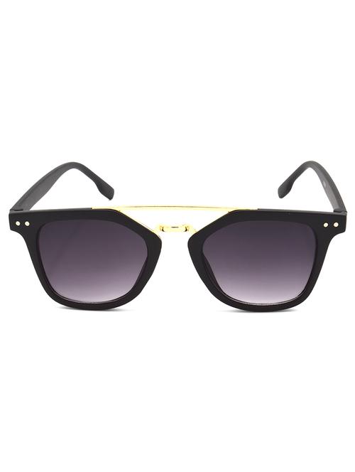 hrinkar men women boys & girls wayfarer & sunglasses black frame, grey lens (medium) - 18242488 - Very Small Image - 1