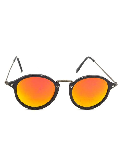 hrinkar men women boys & girls round & sunglasses grey frame, pink lens (medium) - 18242516 - Very Small Image - 1