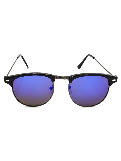 hrinkar men women boys & girls clubmaster & sunglasses grey frame, grey lens (medium) - 18242520 - Very Small Image - 1