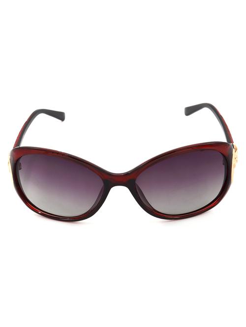 hrinkar men women boys & girls rectangular & sunglasses red frame, pink lens (medium) - 18242547 - Very Small Image - 1