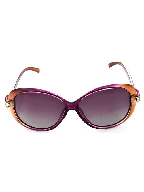 hrinkar men women boys & girls rectangular & sunglasses violet frame, pink lens (medium) - 18242550 - Very Small Image - 1
