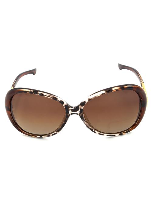hrinkar men women boys & girls rectangular & sunglasses golden frame, brown lens (medium) - 18242555 - Very Small Image - 1