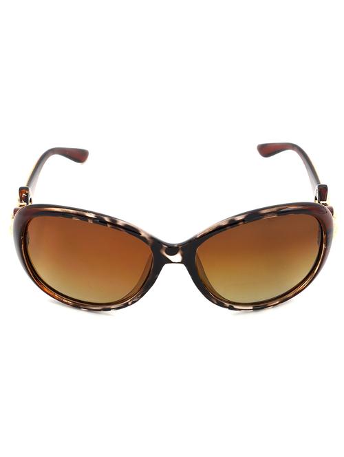 hrinkar men women boys & girls rectangular & sunglasses golden frame, brown lens (medium) - 18242558 - Very Small Image - 1
