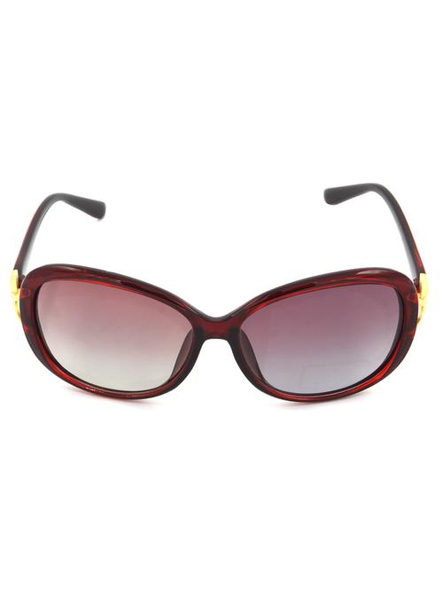 hrinkar men women boys & girls rectangular & sunglasses red frame, pink lens (medium) - 18242562 - Very Small Image - 1