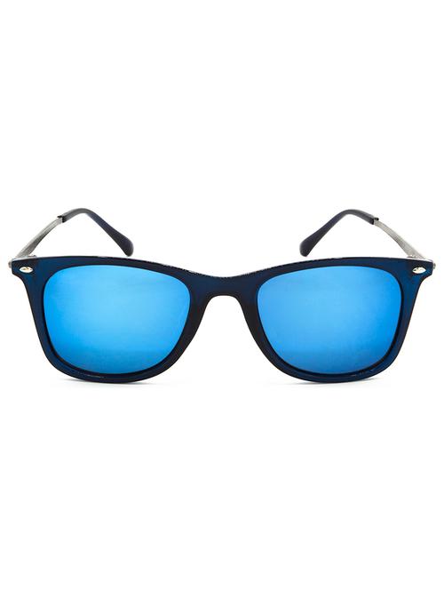 hrinkar men women boys & girls wayfarer & sunglasses golden frame, silver lens (medium) - 18242567 - Very Small Image - 1