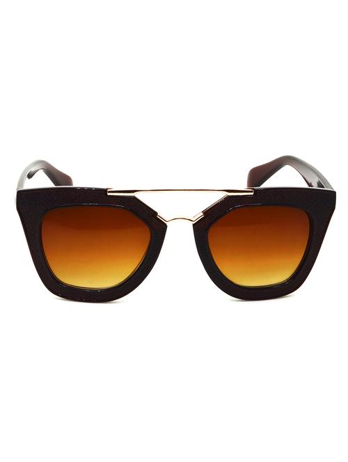 hrinkar men women boys & girls wayfarer & sunglasses multicolor frame, brown lens (medium) - 18242575 - Very Small Image - 1