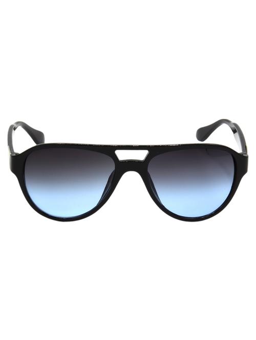 hrinkar men women boys & girls aviator & sunglasses black frame, blue lens (medium) - 18242647 - Very Small Image - 1