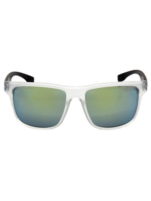 hrinkar men women boys & girls wayfarer & sunglasses white frame, silver lens (medium) - 18242657 - Very Small Image - 1