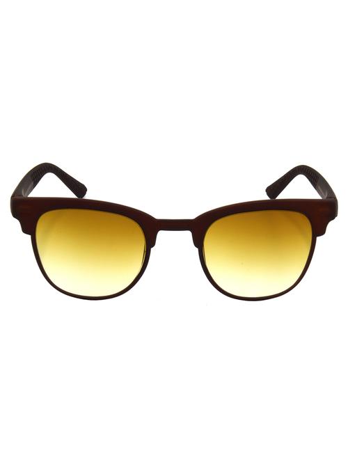 hrinkar men women boys & girls wayfarer & sunglasses brown frame, brown lens (medium) - 18242668 - Very Small Image - 1