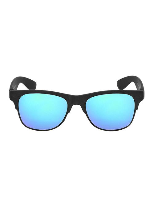 hrinkar men women boys & girls wayfarer & sunglasses black frame, green lens (medium) - 18242683 - Very Small Image - 1