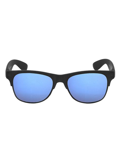 hrinkar men women boys & girls wayfarer & sunglasses black frame, blue lens (medium) - 18242684 - Very Small Image - 1
