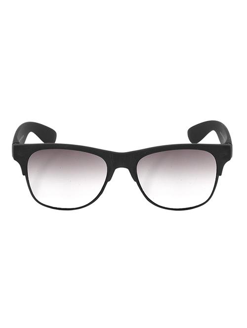 hrinkar men women boys & girls clubmaster & sunglasses black frame, grey lens (medium) - 18242686 - Very Small Image - 1