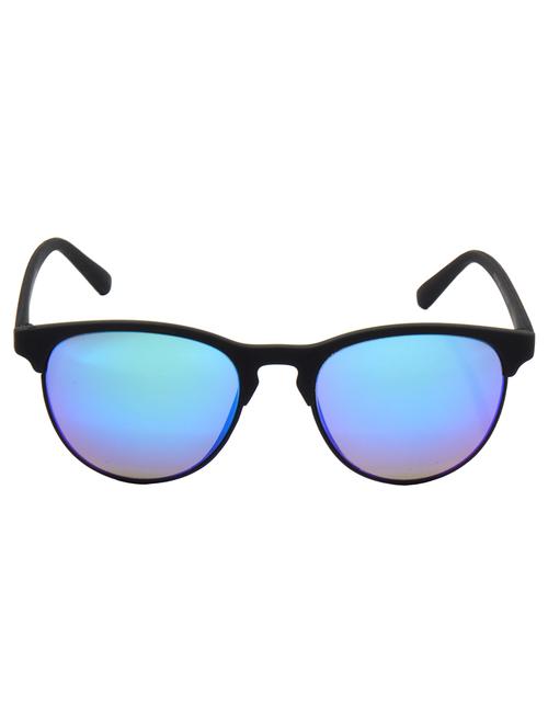 hrinkar men women boys & girls wayfarer & sunglasses black frame, green lens (medium) - 18242689 - Very Small Image - 1
