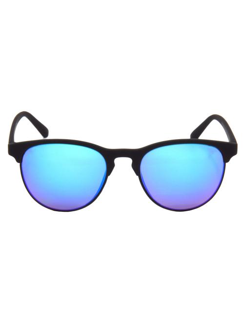 hrinkar men women boys & girls wayfarer & sunglasses black frame, blue lens (medium) - 18242690 - Very Small Image - 1
