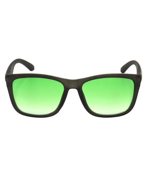 hrinkar men women boys & girls wayfarer & sunglasses black frame, green lens (medium) - 18242761 - Very Small Image - 1