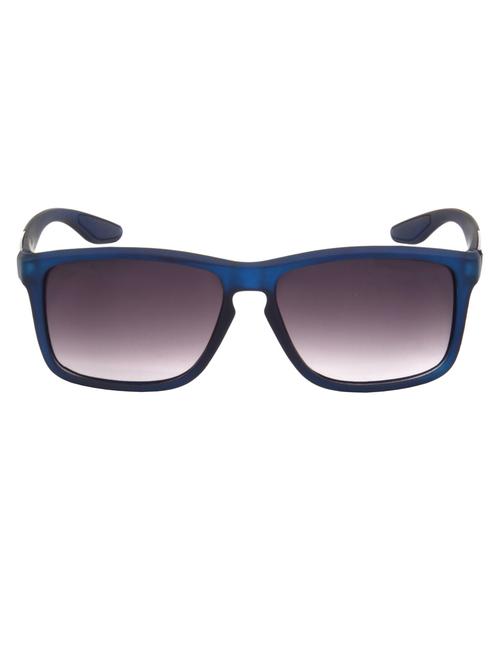 hrinkar men women boys & girls rectangle & sunglasses blue frame, purple lens (medium) - 18242788 - Very Small Image - 1