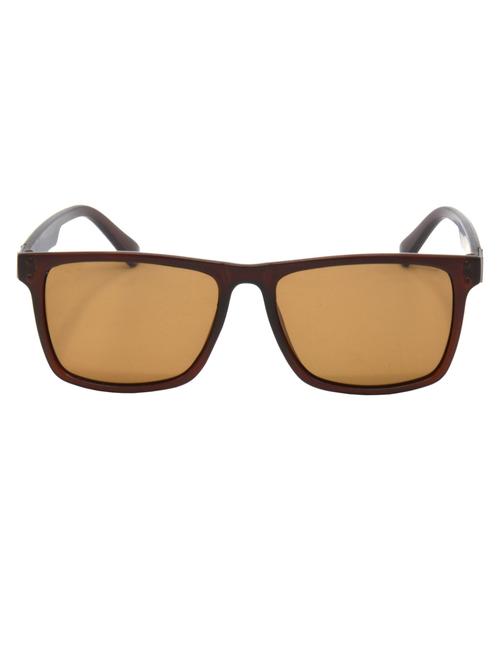 hrinkar men women boys & girls wayfarer & sunglasses brown frame, brown lens (medium) - 18242801 - Very Small Image - 1