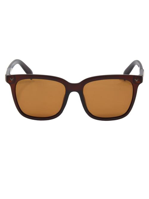 hrinkar men women boys & girls wayfarer & sunglasses brown frame, brown lens (medium) - 18242823 - Very Small Image - 1
