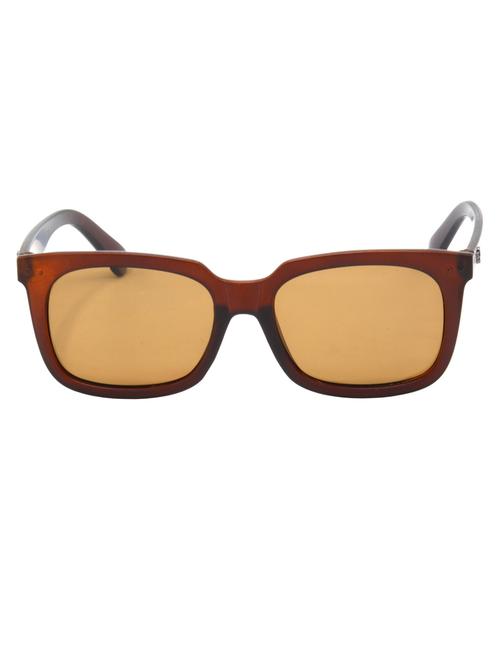 hrinkar men women boys & girls wayfarer & sunglasses brown frame, brown lens (medium) - 18242837 - Very Small Image - 1