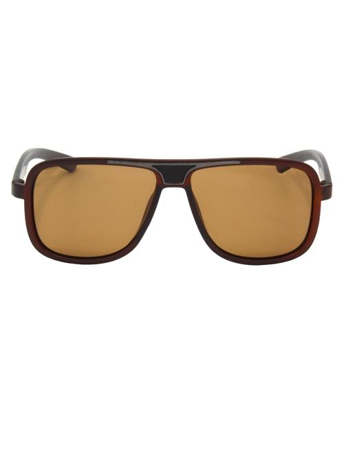 hrinkar men women boys & girls wayfarer & sunglasses brown frame, brown lens (medium) - 18242847 - Very Small Image - 1