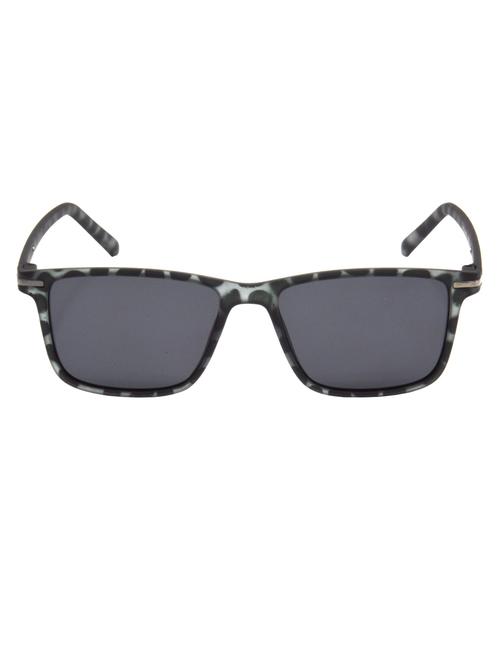 hrinkar men women boys & girls retro square & sunglasses grey frame, clear lens (medium) - 18242881 - Very Small Image - 1