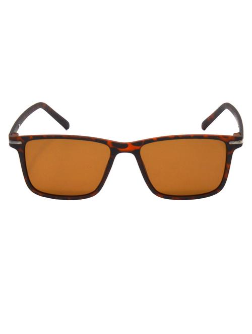 hrinkar men women boys & girls retro square & sunglasses brown frame, brown lens (medium) - 18242898 - Very Small Image - 1