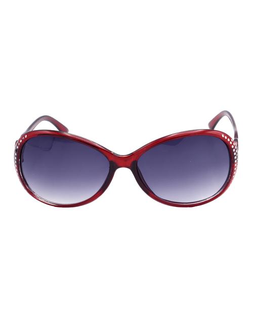 hrinkar men women boys & girls oval::rectangular::round & sunglasses red frame, grey & clear lens (medium) - 18243084 - Very Small Image - 1