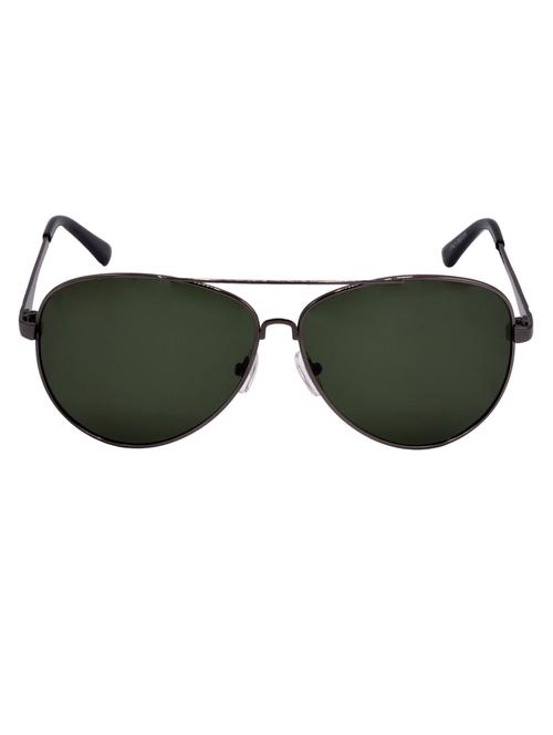 hrinkar men women boys & girls aviator & sunglasses grey frame, green lens (medium) - 18243088 - Very Small Image - 1