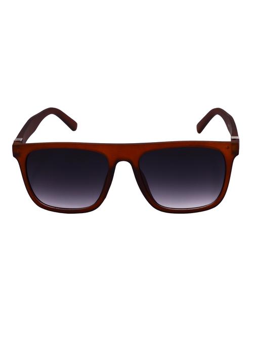 hrinkar men women boys & girls rectangular & sunglasses red frame, grey & clear lens (medium) - 18243098 - Very Small Image - 1