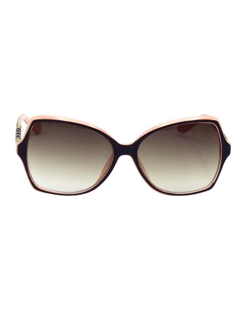 hrinkar men women boys & girls retro square & sunglasses pink frame, brown lens (medium) - 18243103 - Very Small Image - 1