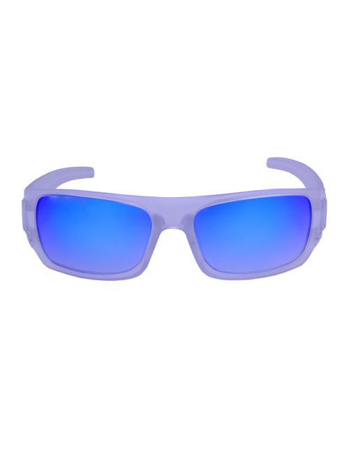 hrinkar men women boys & girls sports & sunglasses clear frame, blue lens (medium) - 18243104 - Very Small Image - 1