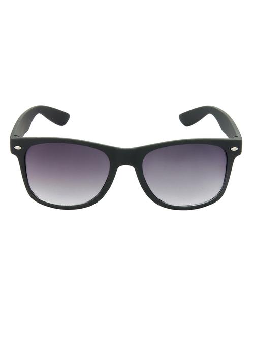 hrinkar men women boys & girls wayfarer & sunglasses black frame, grey lens (medium) - 18243122 - Very Small Image - 1