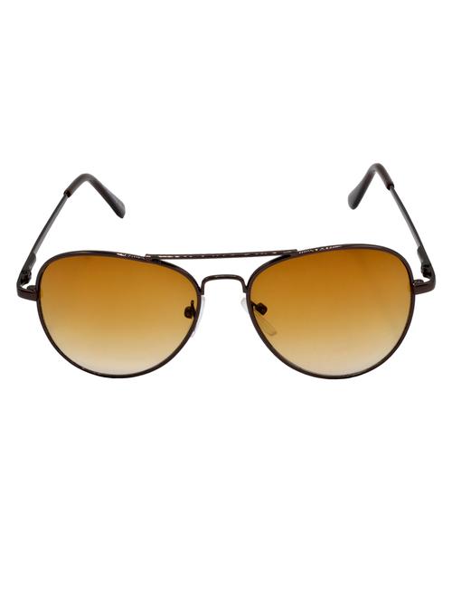 hrinkar men women boys & girls aviator & sunglasses brown frame, clear lens (medium) - 18243124 - Very Small Image - 1