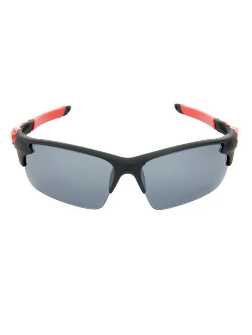 hrinkar men women boys & girls sports & sunglasses red frame, grey lens (medium) - 18243131 - Very Small Image - 1