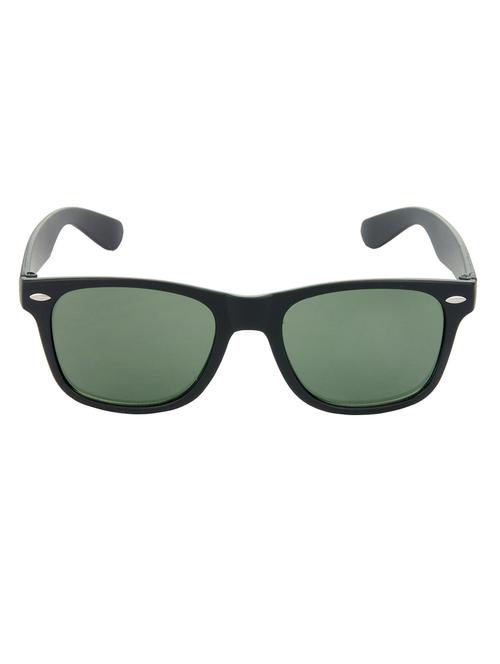 hrinkar men women boys & girls wayfarer & sunglasses black frame, green lens (medium) - 18243132 - Very Small Image - 1
