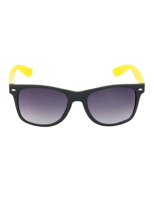 hrinkar men women boys & girls wayfarer & sunglasses yellow frame, grey lens (medium) - 18243158 - Very Small Image - 1