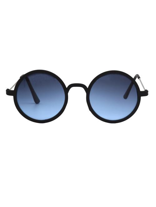 hrinkar men women boys & girls round & sunglasses multicolor frame, blue lens (medium) - 18243179 - Very Small Image - 1