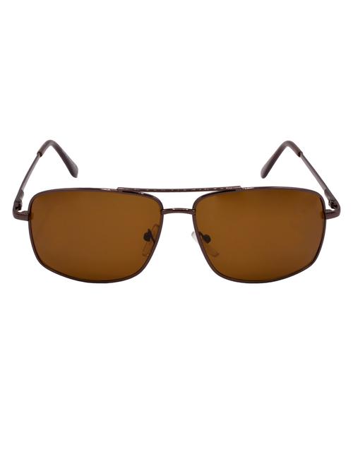 hrinkar men women boys & girls rectangular & sunglasses brown frame, brown lens (medium) - 18243183 - Very Small Image - 1