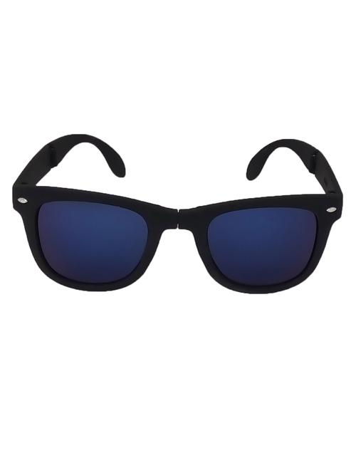 hrinkar men women boys & girls wayfarer & sunglasses black frame, blue lens (medium) - 18243184 - Very Small Image - 1